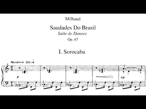 Darius Milhaud - Saudades do Brasil (1920)