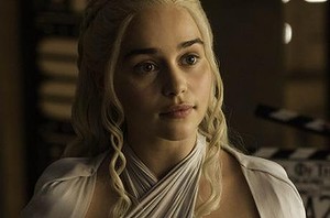 Emilia Clarke as Daenerys Targaryen in <i>Game of Thrones</i>.