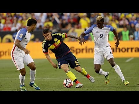 USA 0-2 Colombia - Copa America 2016 Highlights - James Rodriguez Scores But Gets Injured