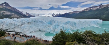 The Perito Moreno Glacier, located in the Los Glaciares National Park in Argentina, is one of only three Patagonian ...