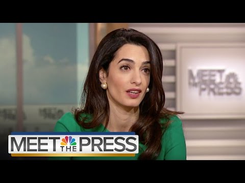 Amal Clooney On Human Rights Crisis In The Maldives | Meet The Press | NBC News