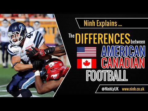 The Differences between American Football and Canadian Football (NFL vs CFL) - EXPLAINED!