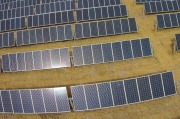 Sun power: The Moree solar farm in NSW.