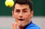 Primed: Bernard Tomic in action during last month's French Open.