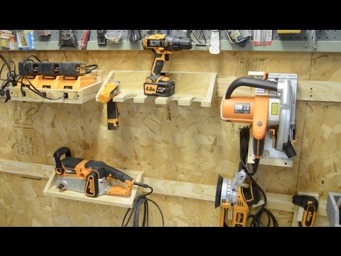 Building a French Cleat System for Power Tools