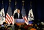 Republican presidential candidate Donald Trump speaks at a rally where he was endorsed by former Alaska Gov. Sarah Palin at Iowa State University in Ames, Iowa on Tuesday, Jan. 19, 2016.