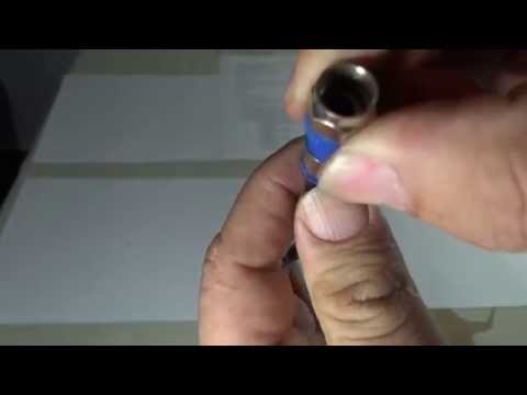 Como instalar conectores a un cable coaxial para tv cable