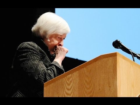 YELLEN SUFFERES NERVOUS BREAKDOWN - Federal Reserve Janet Yellen Going Into Meltdown During Speech