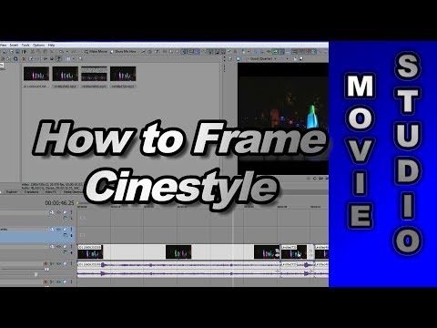 How to Frame Video to 2.39:1 Cinema Widescreen using Vegas Movie Studio HD Platinum 11