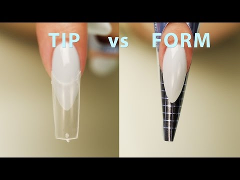 Nail Tips vs Nail Forms