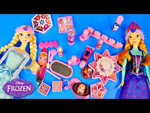 Frozen Queen Advent Calendar 24 Days of Surprise Toys Makeup Disney Elsa Anna Barbie Dolls