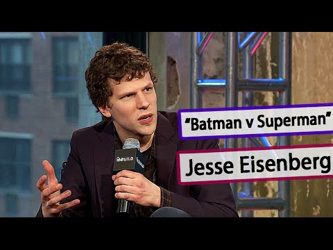 JESSE EISENBERG talks "Batman v Superman: Dawn of Justice" Movie | Interview March 15, 2016