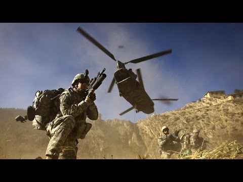 Afghanistan War -  US Forces in Heavy Fighting Clashes and Intense Combat Firefights with Taliban