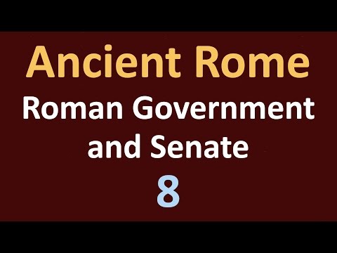 Ancient Rome History - Roman Government and Senate - 08