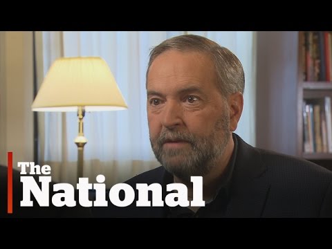 Tom Mulcair speaks with Peter Mansbridge ahead of NDP convention