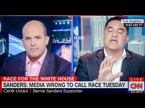 Cenk Uygur Vs CNN's Anti-Bernie Sanders Bias