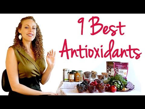 9 Best Antioxidant Foods! Red Wine for Anti Aging? Healthy Eating Tips for Weight Loss & Energy