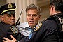 George Clooney (Lee Gates, center) stars with Giancarlo Esposito (Captain Marcus Powell, left) in TriStar Pictures' MONEY MONSTER.