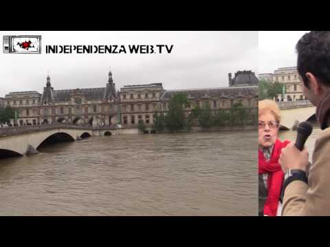 Inondations à Paris (France) - independenza webtv ©