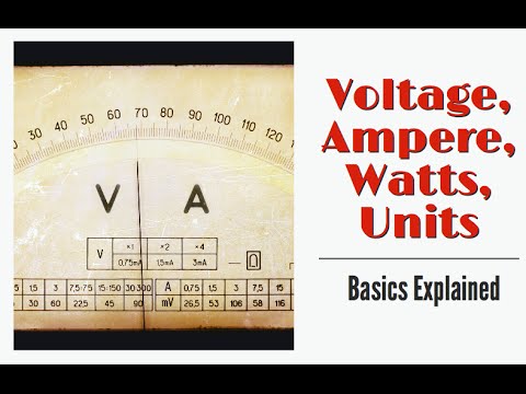 Understand Voltage, Ampere, Watts and Unit of Electricity