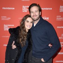 Elizabeth Chambers and Armie Hammer