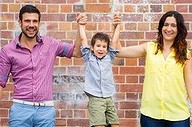 Mark Rotolone, Vanessa Diana and their son, Ari, who died of mitochondrial disease.