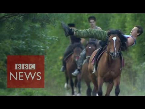 Cossacks riding Russia's patriotic wave - BBC News