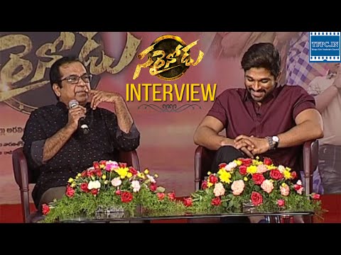 Sarrainodu Funny Interview About Movie Success | Brahmanandam, Allu Arjun, Boyapati | TFPC