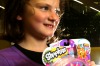 Bridget Lavelle and Sidney Silkstone are seen playing with Shopkins.