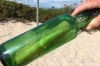 Mr Yates' bottle washed up near Eucla, 36 years after being thrown into the sea at Albany.