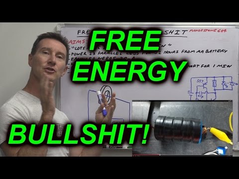 EEVblog #708 - Free Energy Overunity BULLSHIT!