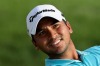 Making a charge: World No.1 Jason Day.