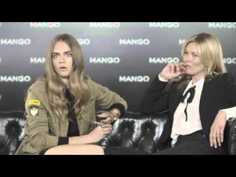 MANGO - Kate Moss & Cara Delevingne em Milão - Entrevista