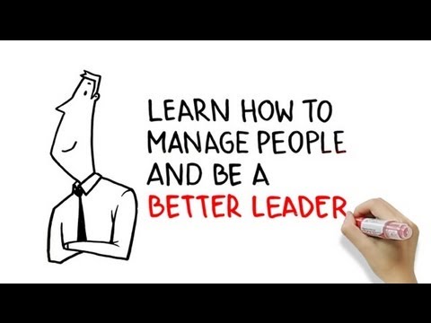 Learn how to manage people and be a better leader