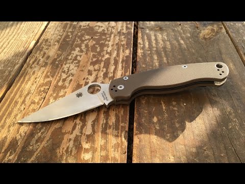 Spyderco Paramilitary 2 (PM2) Pocketknife Full Review