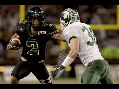 Chad Owens Hawaii Warrior Football Highlights