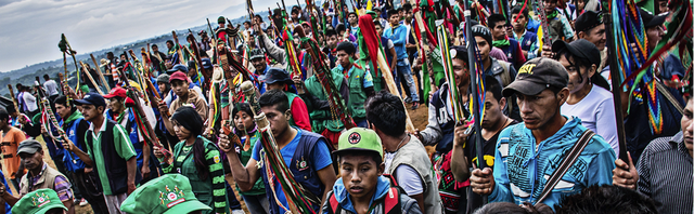 Minga de resistencia por la vida, el territorio, la Dignidad, la Paz y el cumplimiento de acuerdos CRIC Consejo Regional Indigena del Cauca, Movilización y Minga