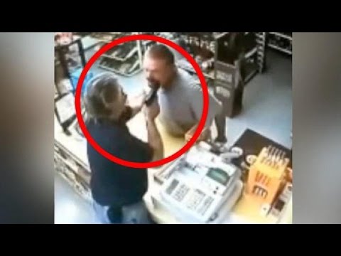 Self-defense: Vet puts gun in mouth of store robber and other awesome heroes