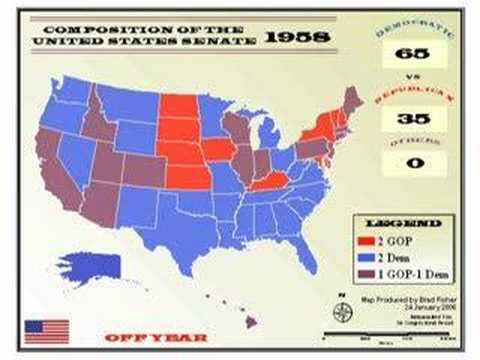 Composition of the United States Senate 1914-2004