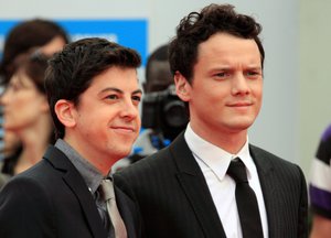 File - Actors Christopher Mintz-Plasse & Anton Yelchin at the Festival Du Cinema Americain De Deauville, France, 2011.