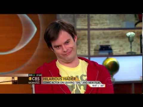 Bill Hader does Charlie Rose impression & Norah O'Donnell laughs hard - CBS This Morning interview