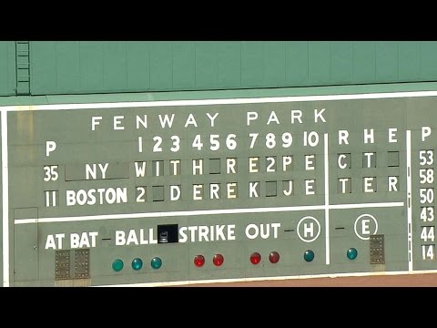 Full Derek Jeter Ceremony at Fenway Park