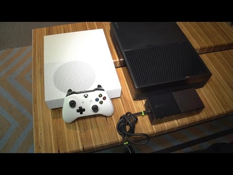 The Xbox One and One S side by side comparison