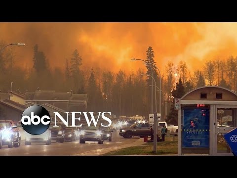 Fire Ravages City of Fort McMurray, Alberta