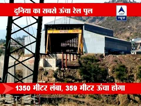 India builds world's highest rail bridge over river Chenab