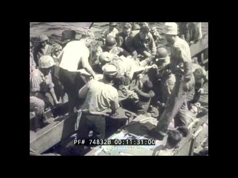 WWII JAPANESE ATROCITIES ON GUAM  U.S. NAVY FILM   74832B