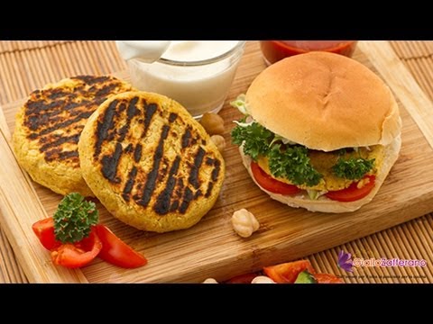 Chickpea burger - quick recipe