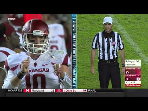 Alabama vs Arkansas 2015 Full Game (Just The Plays)