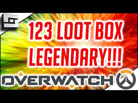 OVERWATCH - Legendary 123 Loot Box Opening!