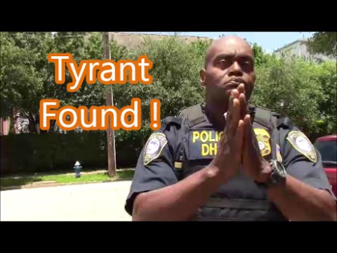 Houston,Tx-Federal Protective Services- 1st Amendment audit=TYRANT FOUND